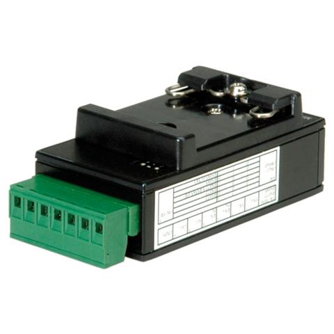 RS-232 to RS-422/485 Converter, Din Rail, self powered, Nero - Foto 2